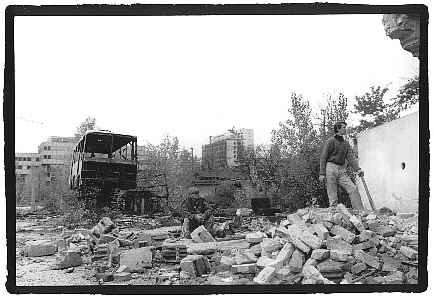 Sarajevo, Collecting bricks