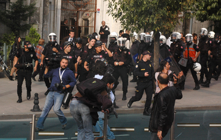 Istanbul Turkey Demonstration time